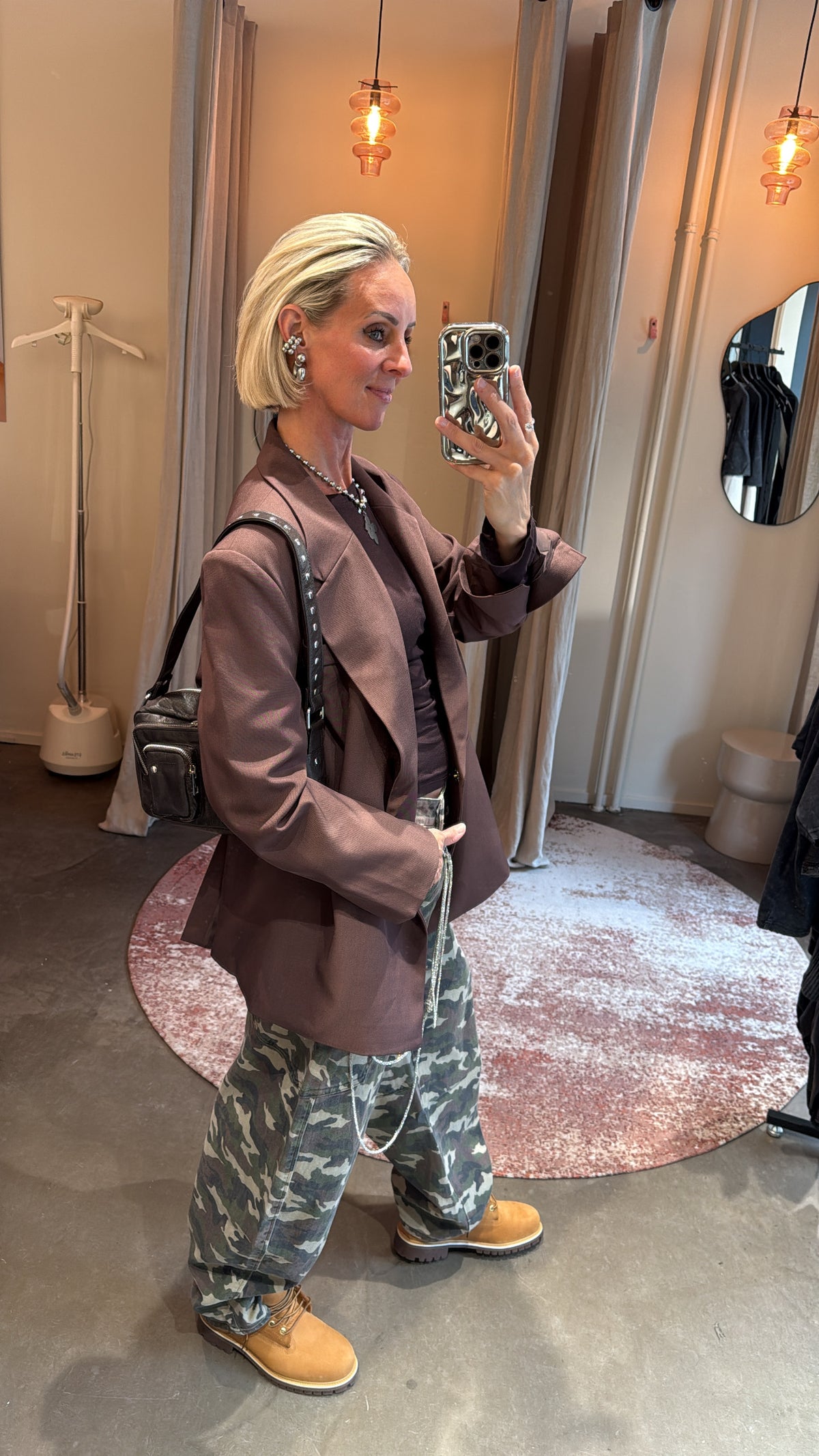Oversized Blazer Plum