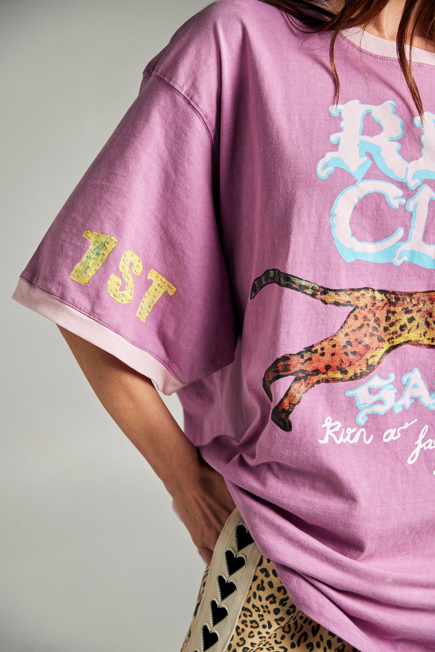 Run Club Tee Pink