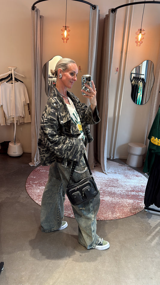 Oversized camo jacket