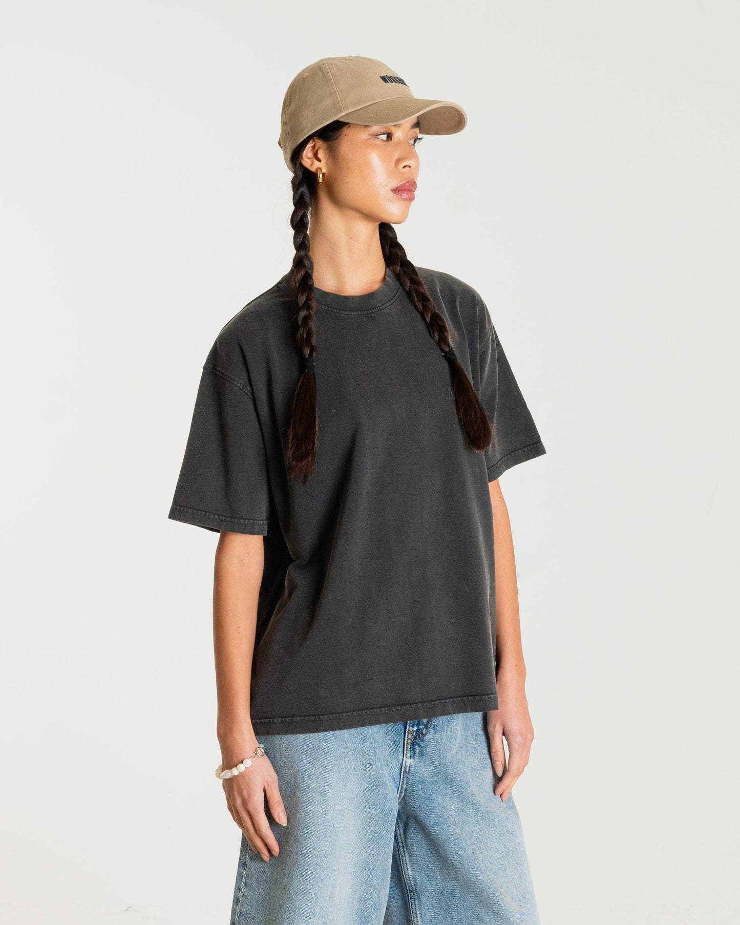 WBBalo washed tee black