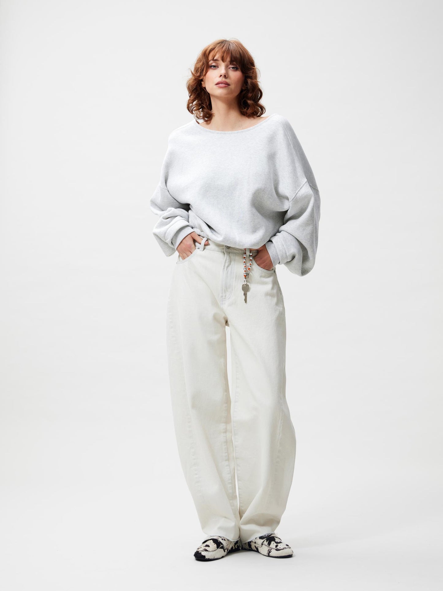 Sweater met back detail