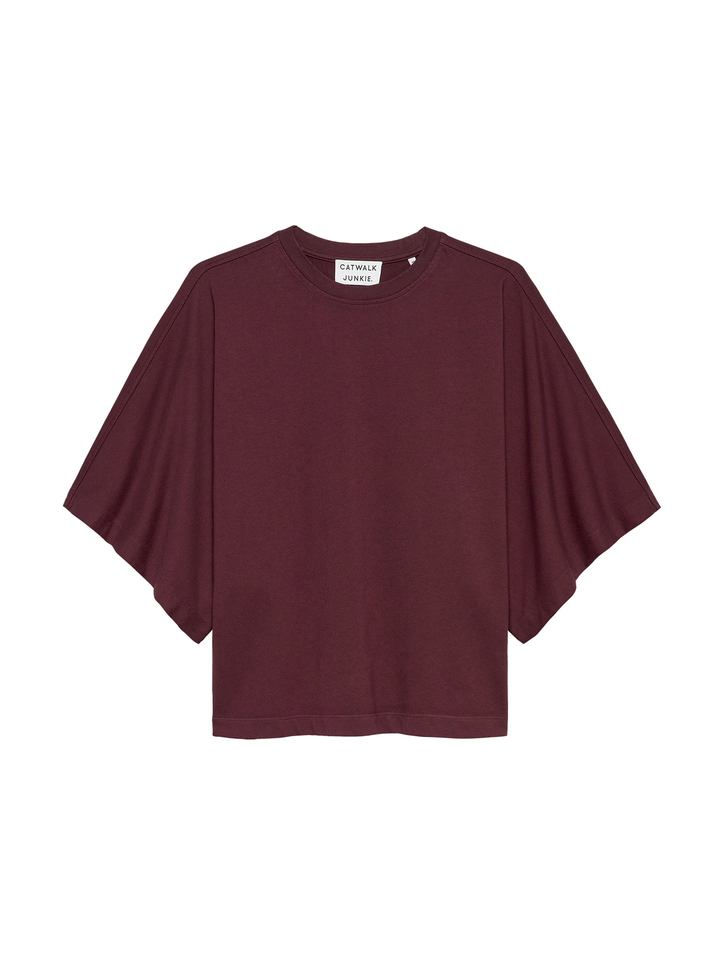 Batsleeve t-shirt Merlot
