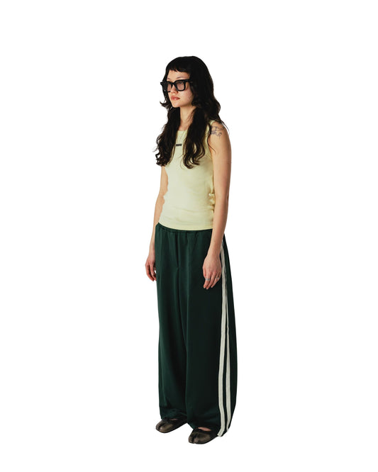 WBDee rib tanktop geel