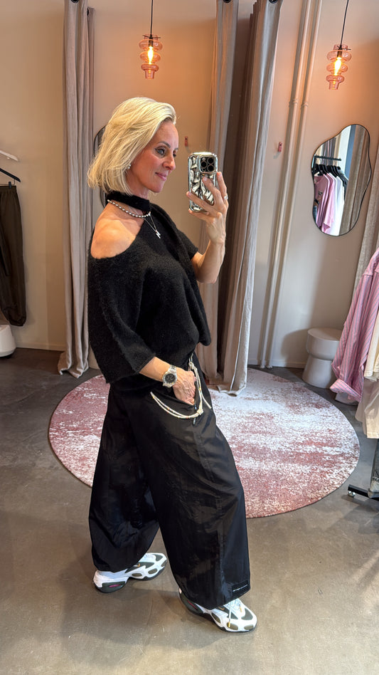 One Shoulder Top Alpaca