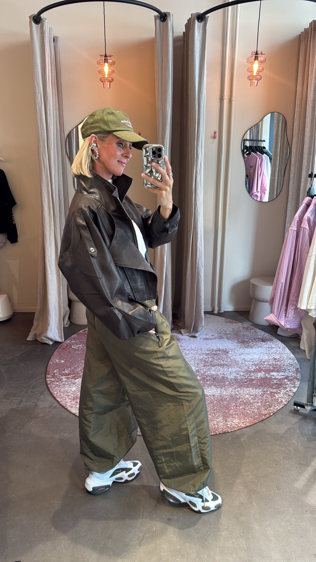 Biker jacket brown
