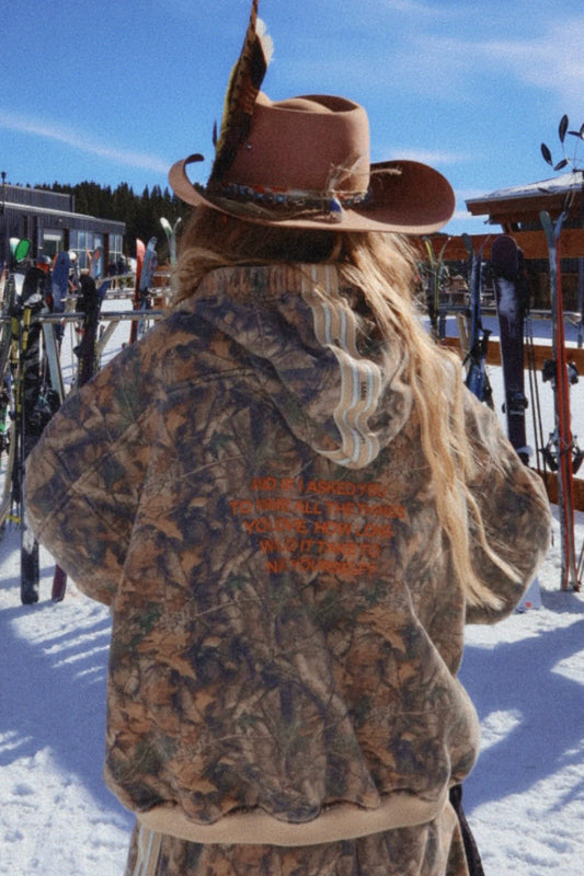 Name Yourself Tree Camo Hoodie