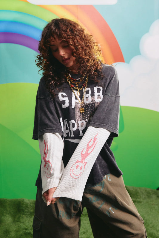 SABBI - The Happiness Waffle Tee