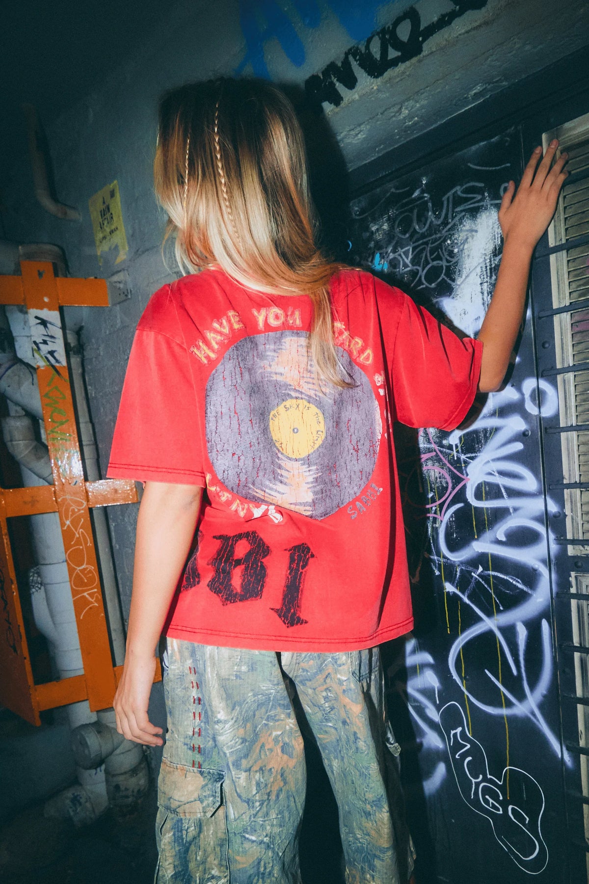 The Vinyl Shop Tee Red