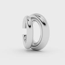 Double Kos Earcuff silver