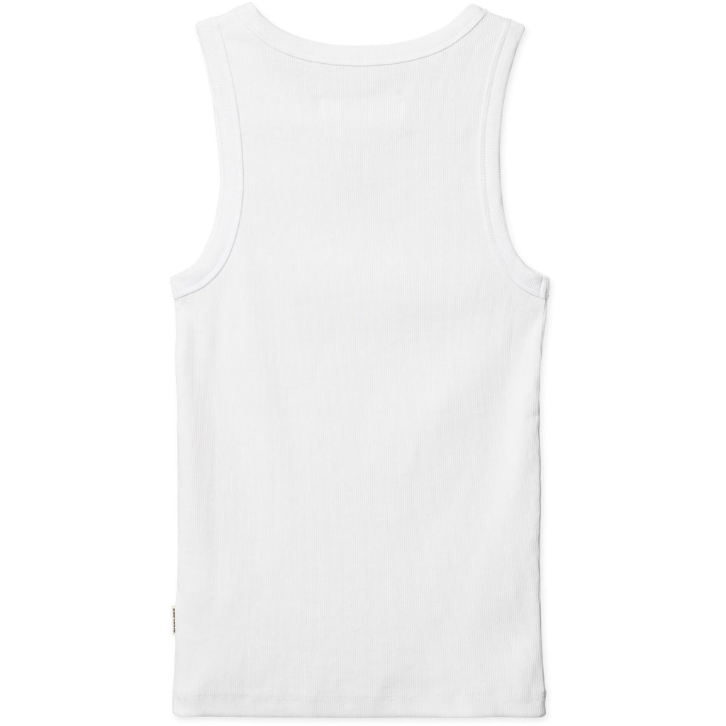 WBDee Rib Tanktop White