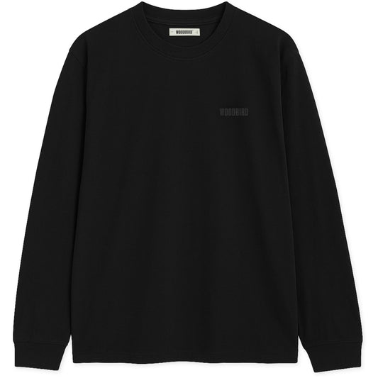 WOODBIRD - Baine Tee Black