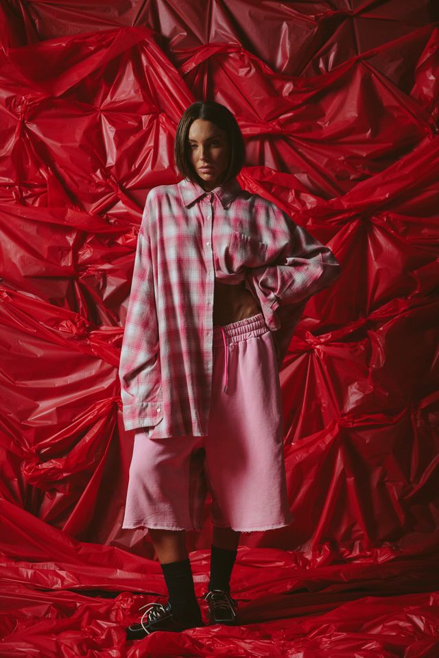 Be a Kind Human Overshirt Pink
