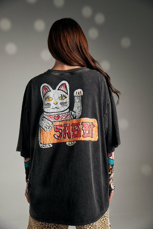The Very Oversized Champagne Tattoo Tee