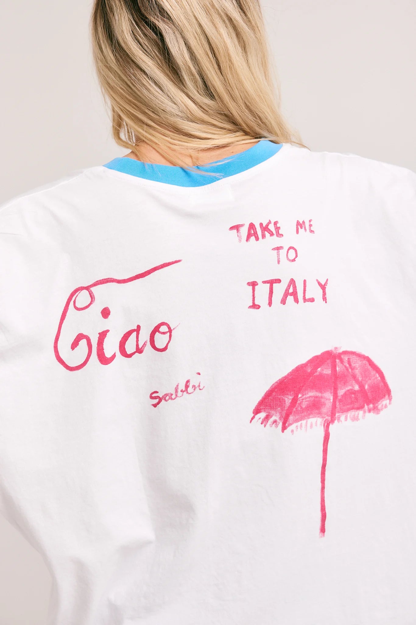 Oversized t-shirt feed me pasta