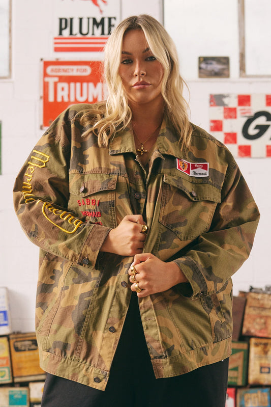 Flying Mermaid Jacket Camo