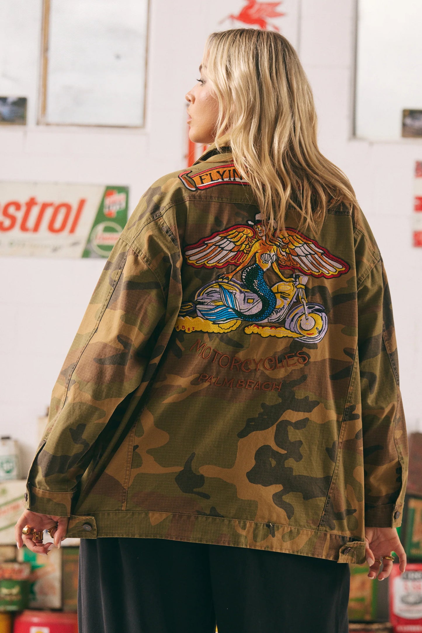 Flying Mermaid Jacket Camo
