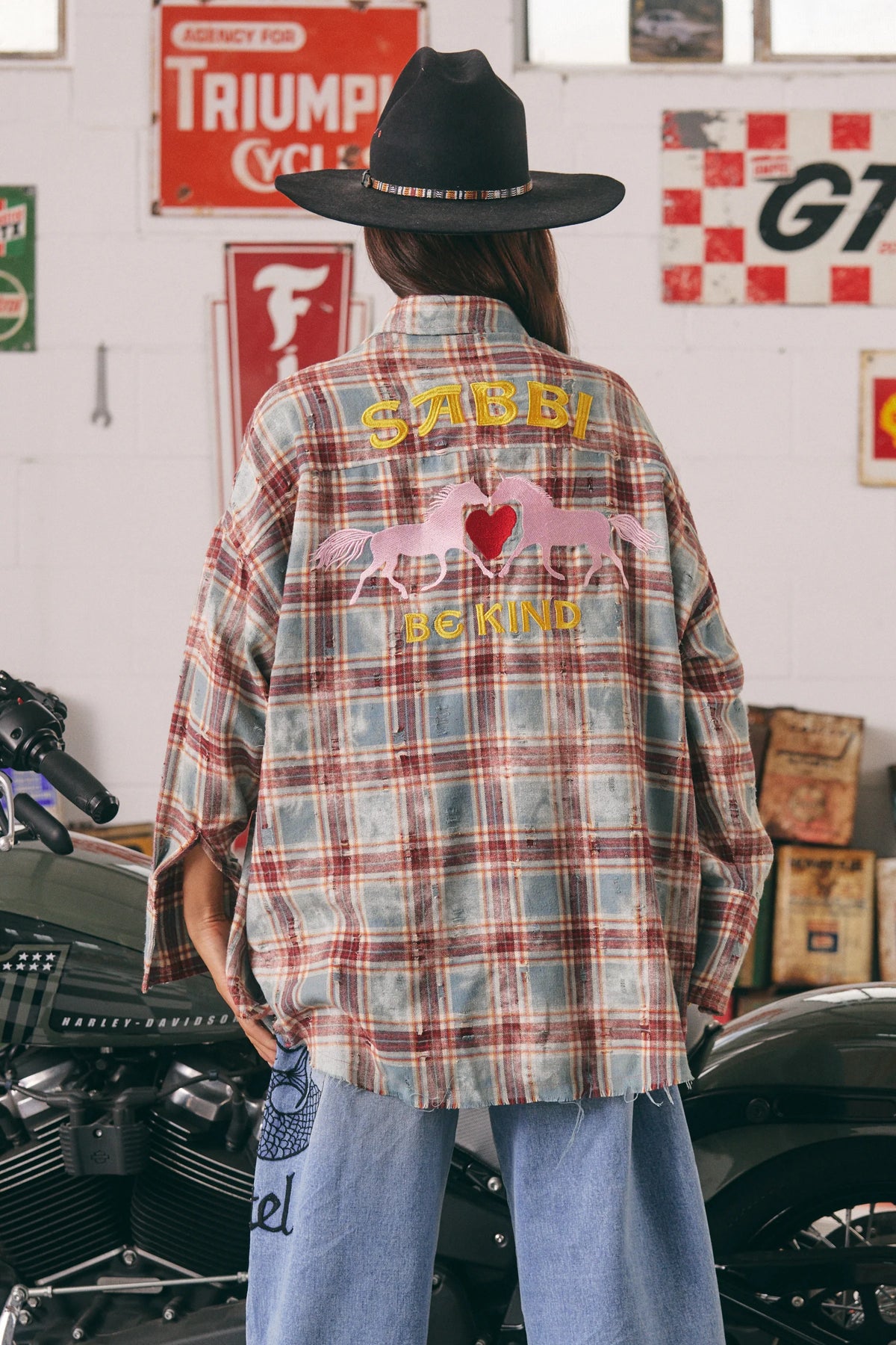 The Horse Power Distressed Flannel