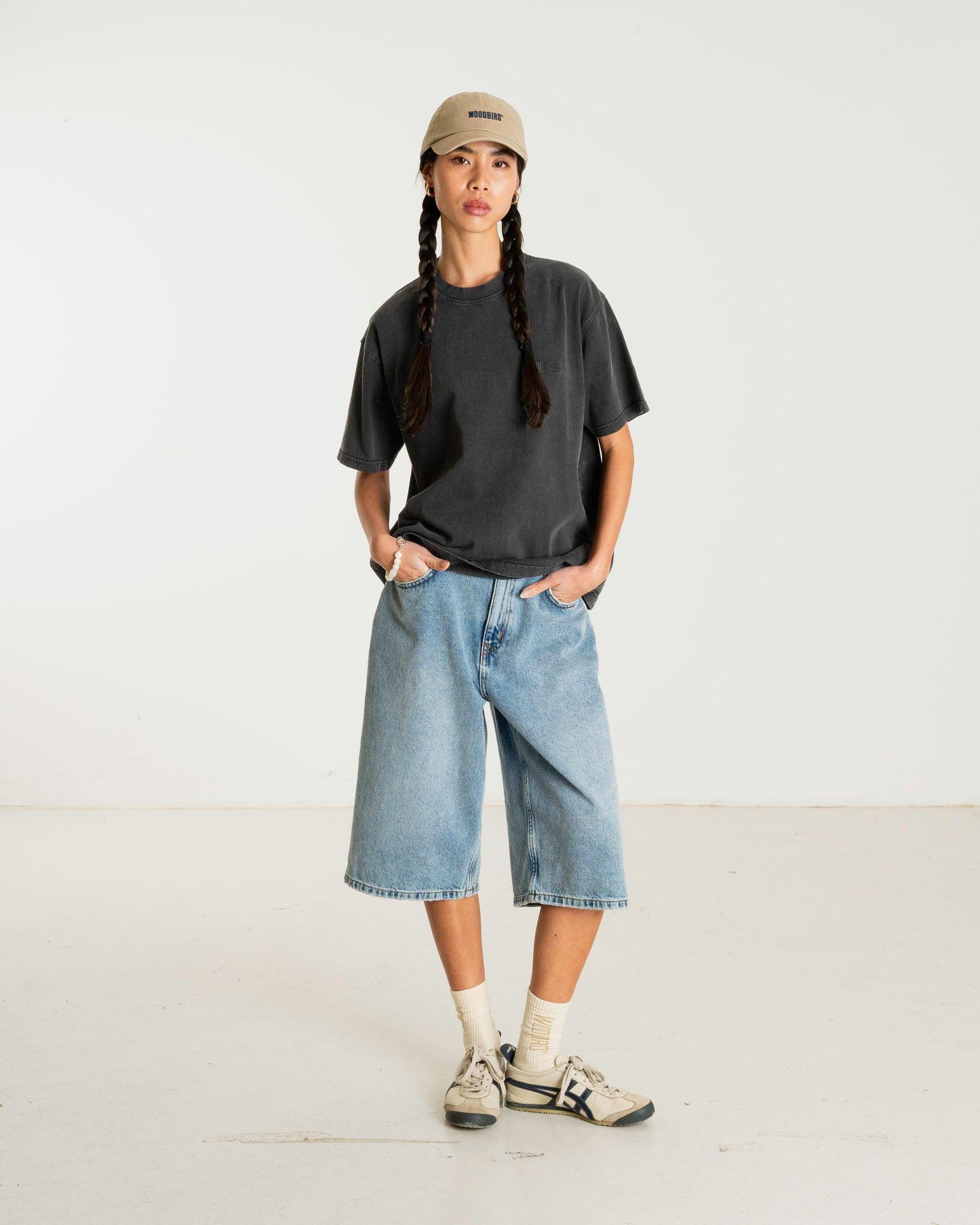 WBBalo washed tee black