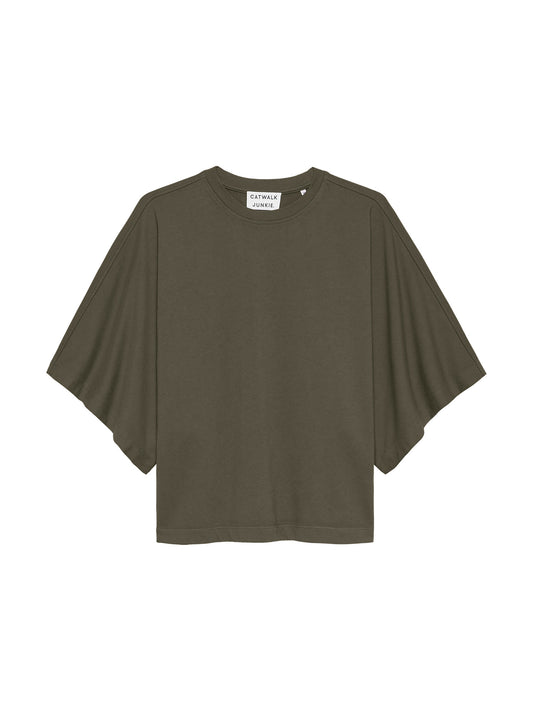 Batsleeve t-shirt olive green