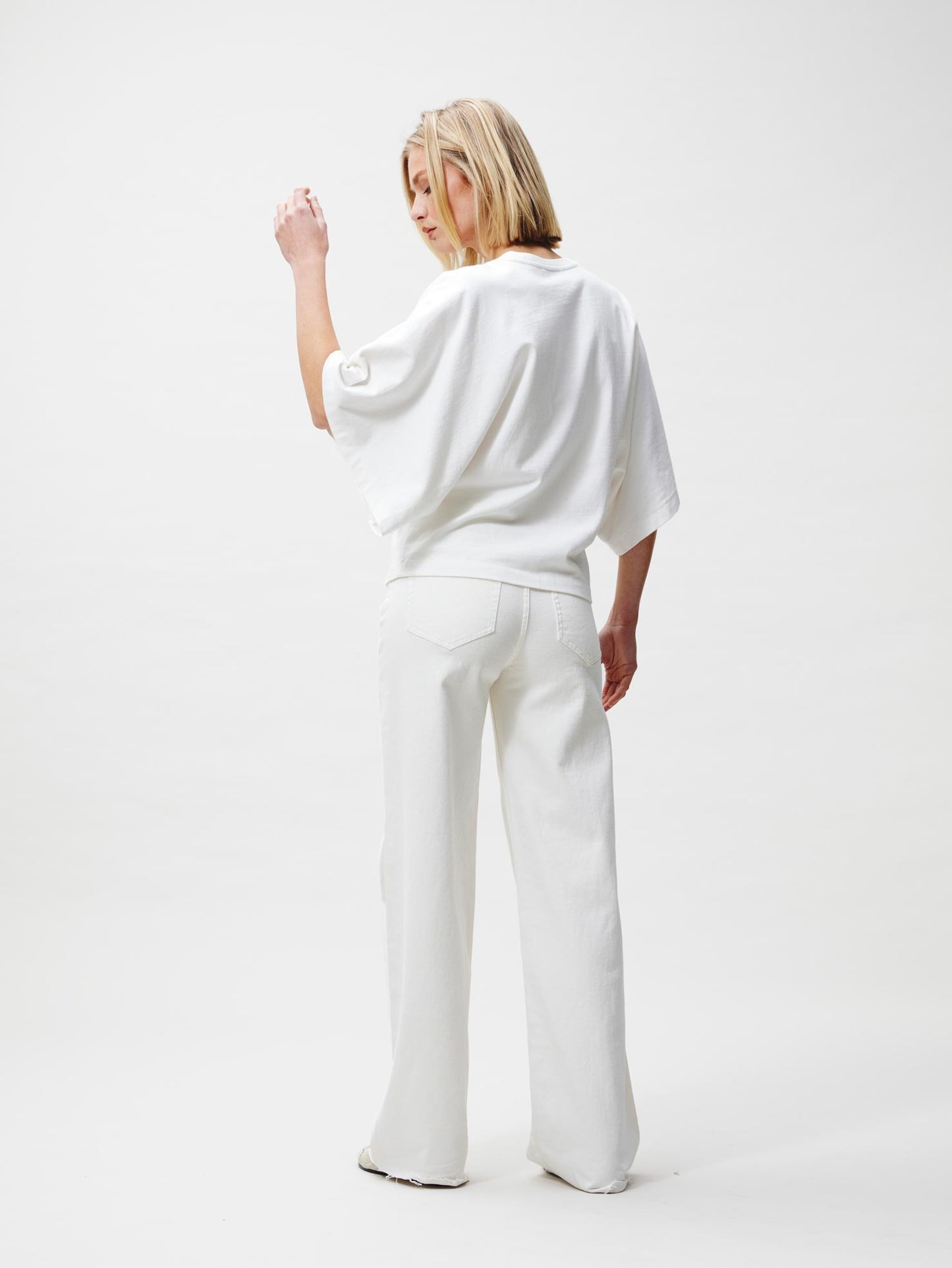 Batsleeve t-shirt off white