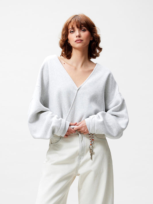 Sweater met back detail
