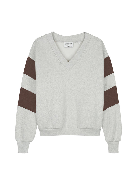 Sporty Vneck Sweater