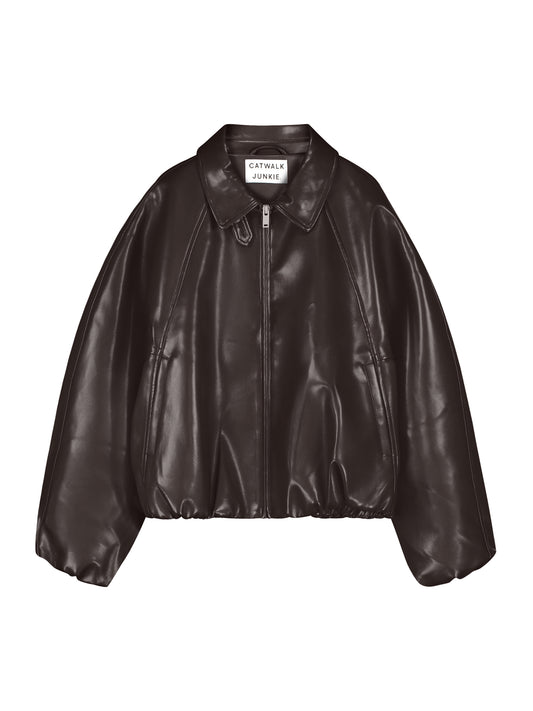 Vegan leather jacket