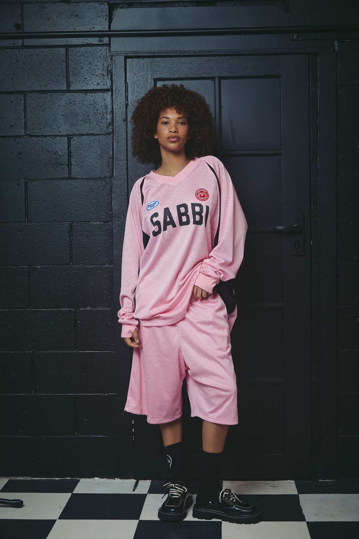 The Mesh Jort Pink
