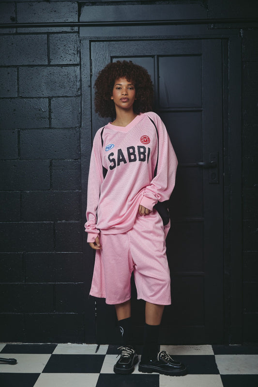 The Mesh Jort Pink