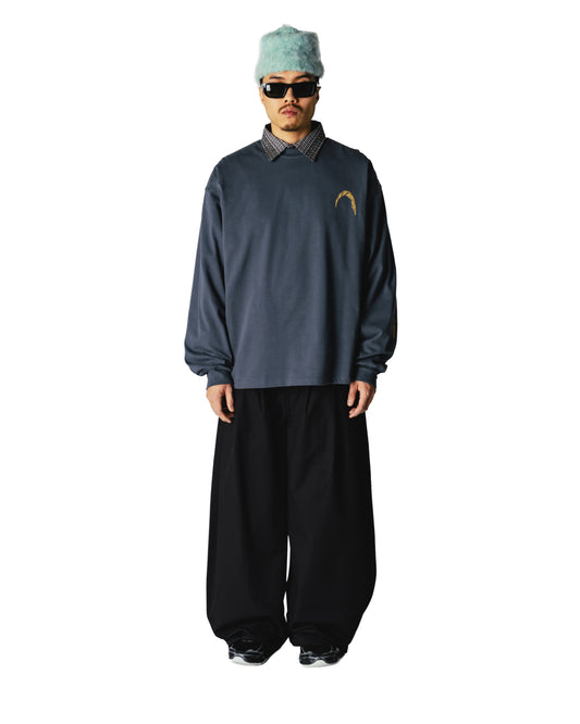 WOODBIRD - Beam Longsleeve Warp Blue