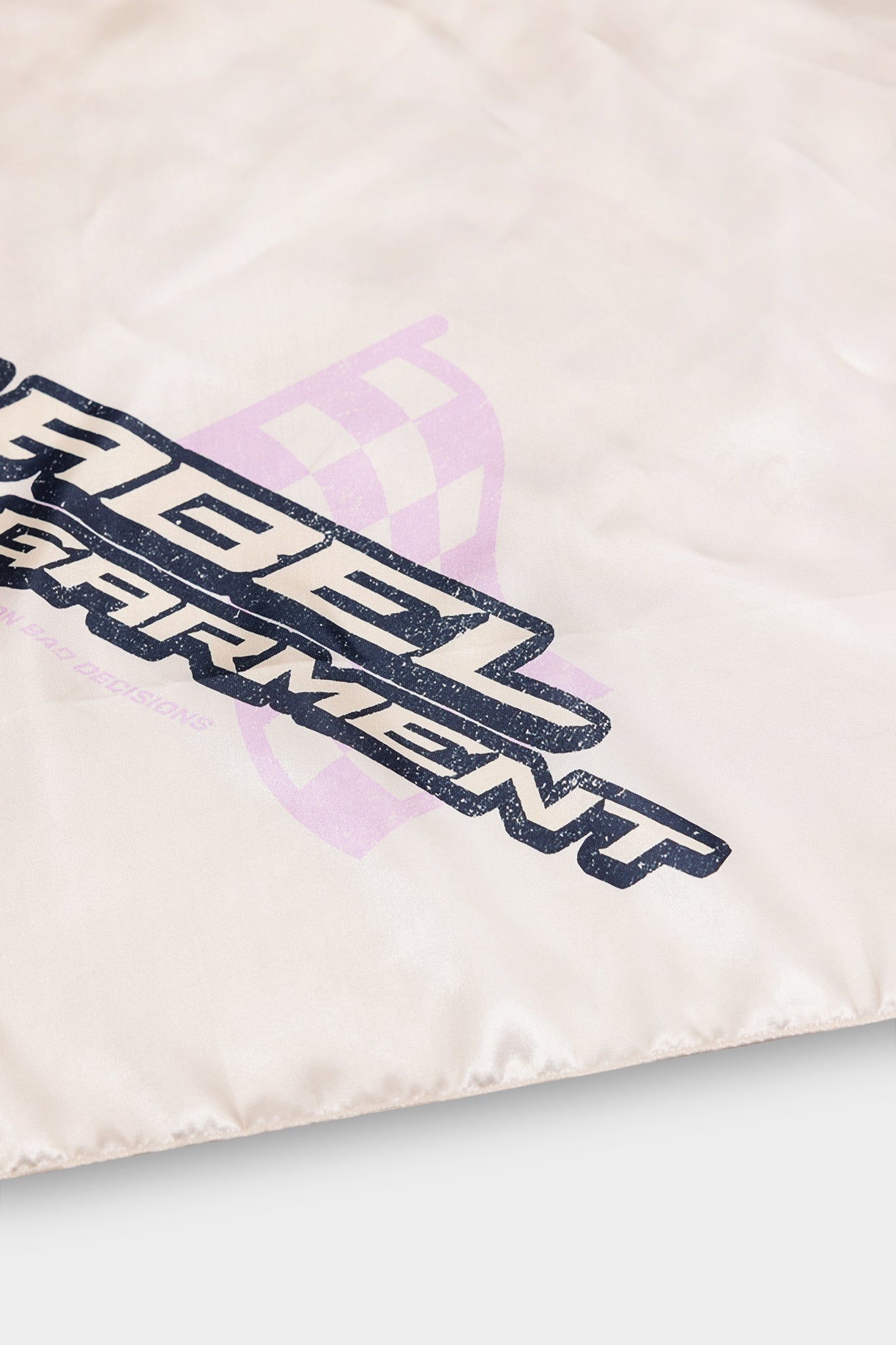 Pitlane Satin Scarf Off White