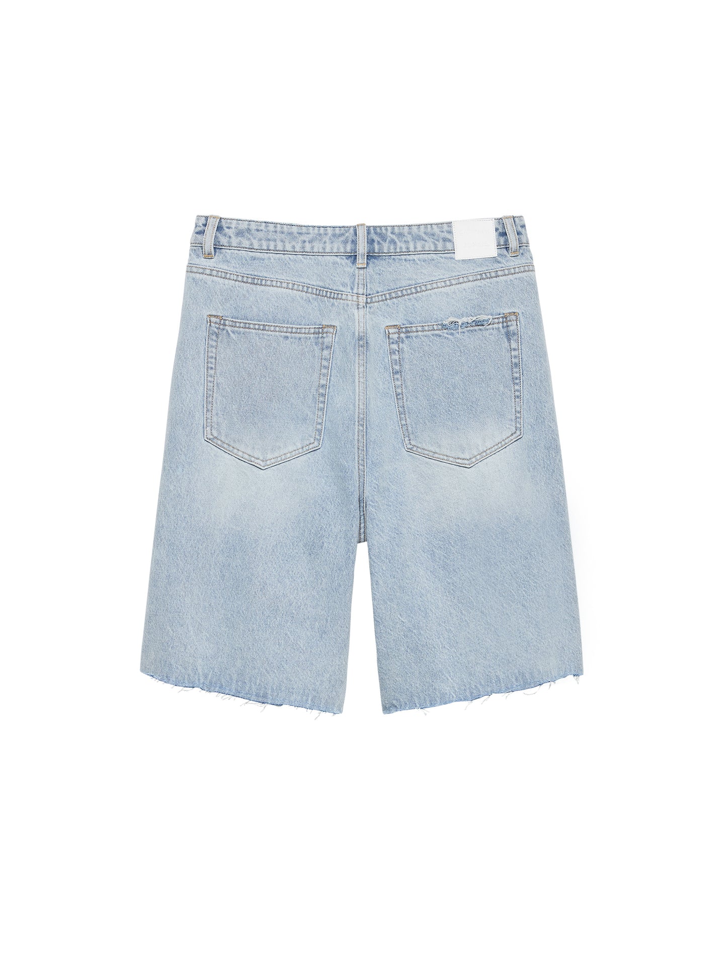 Loose fit jorts damaged