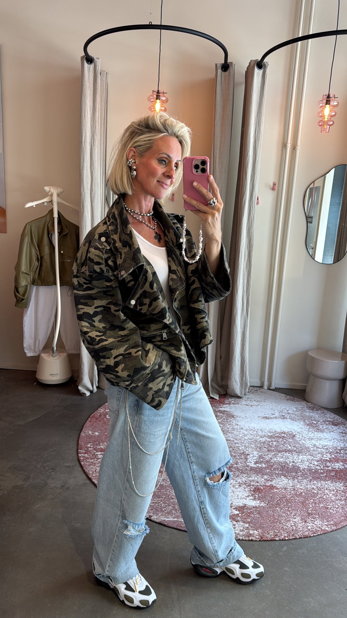 Oversized camo jacket