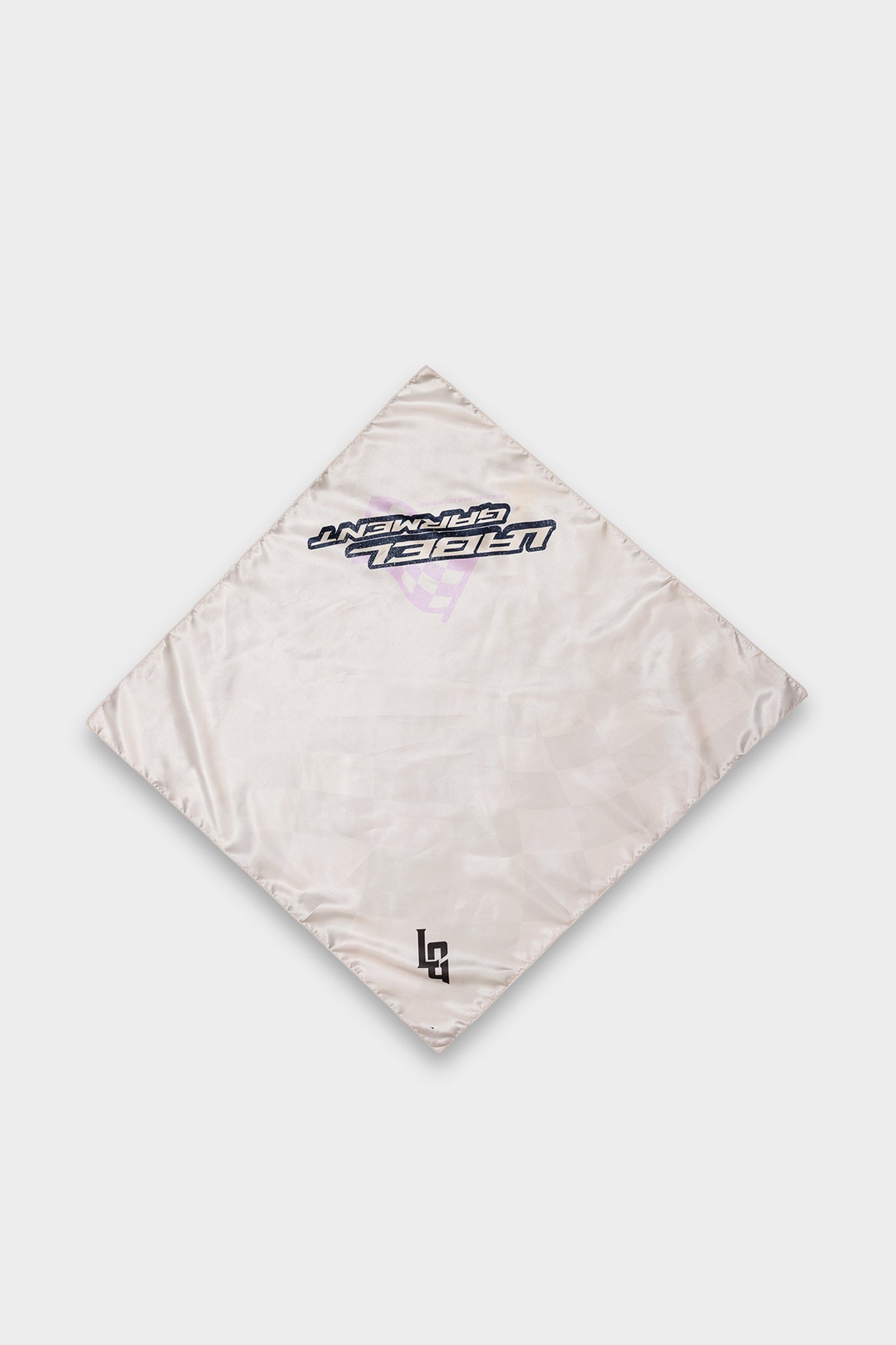 Pitlane Satin Scarf Off White