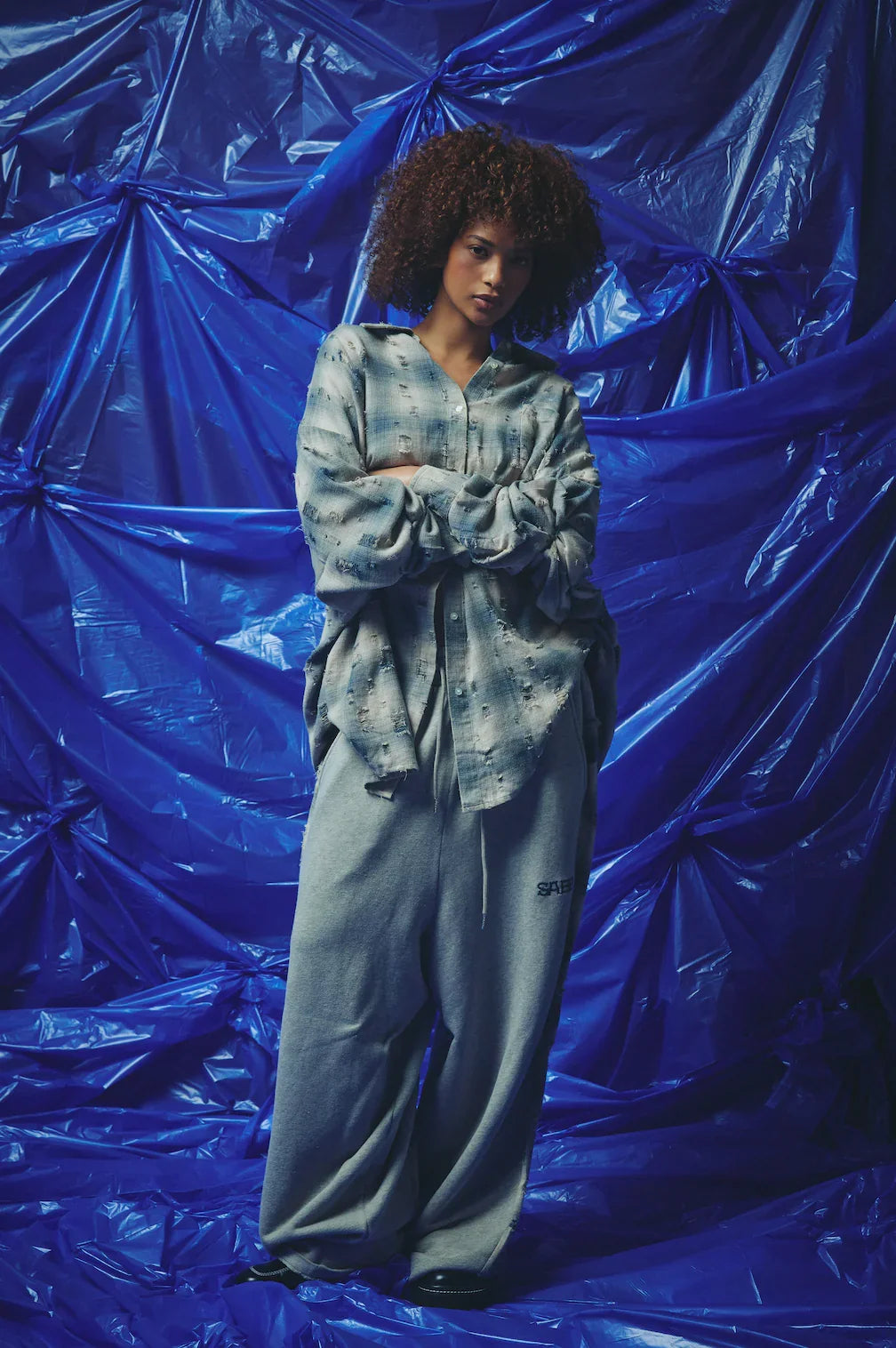 Be A Kind Human Overshirt Blue