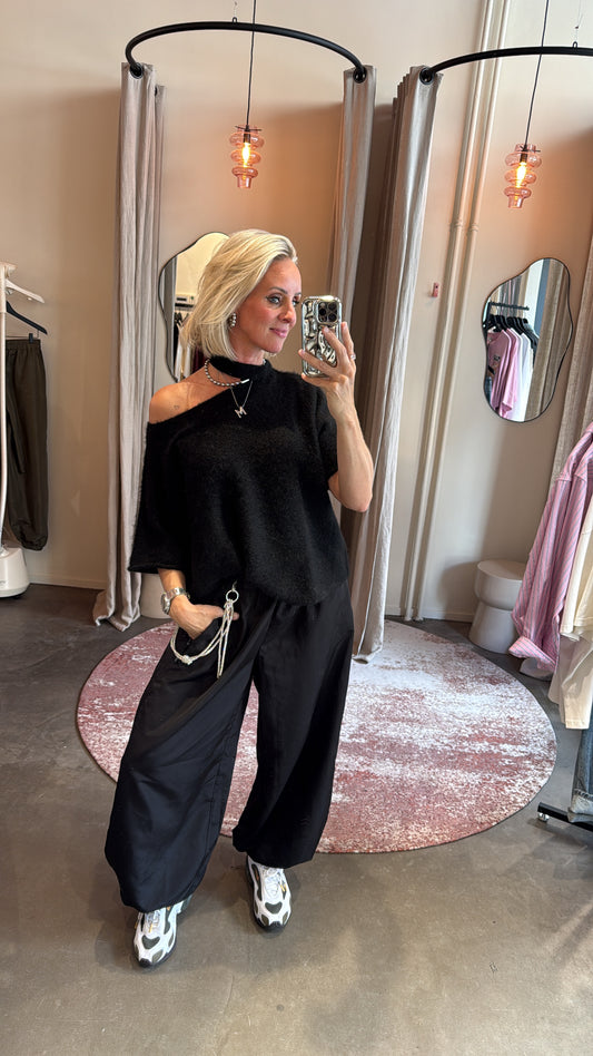 One Shoulder Top Alpaca