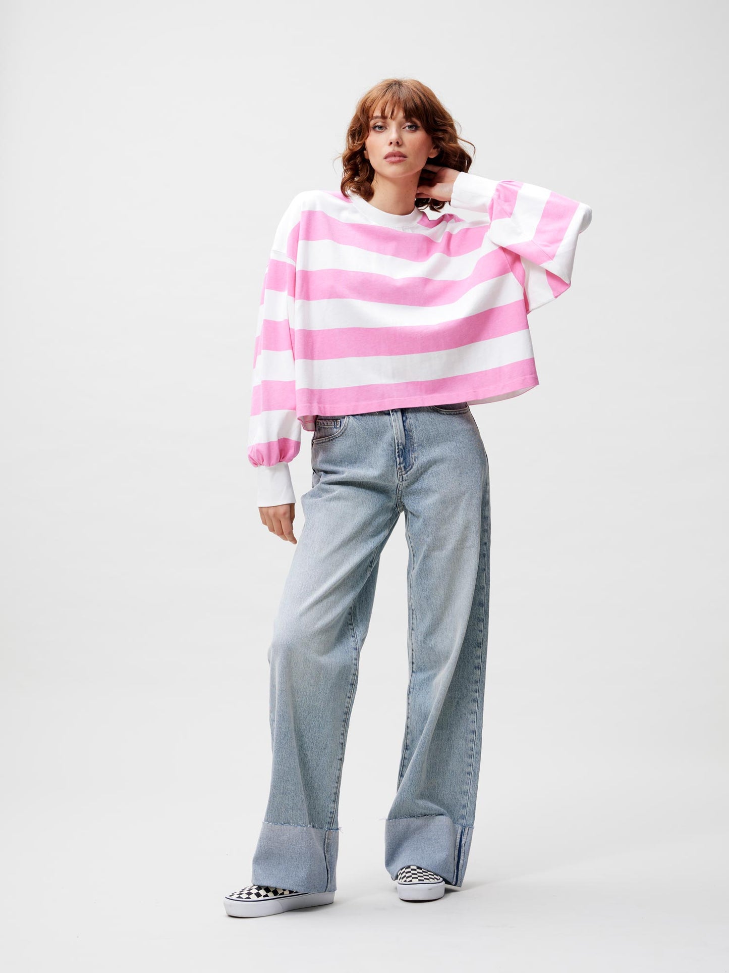 Oversized gestreepte longsleeve