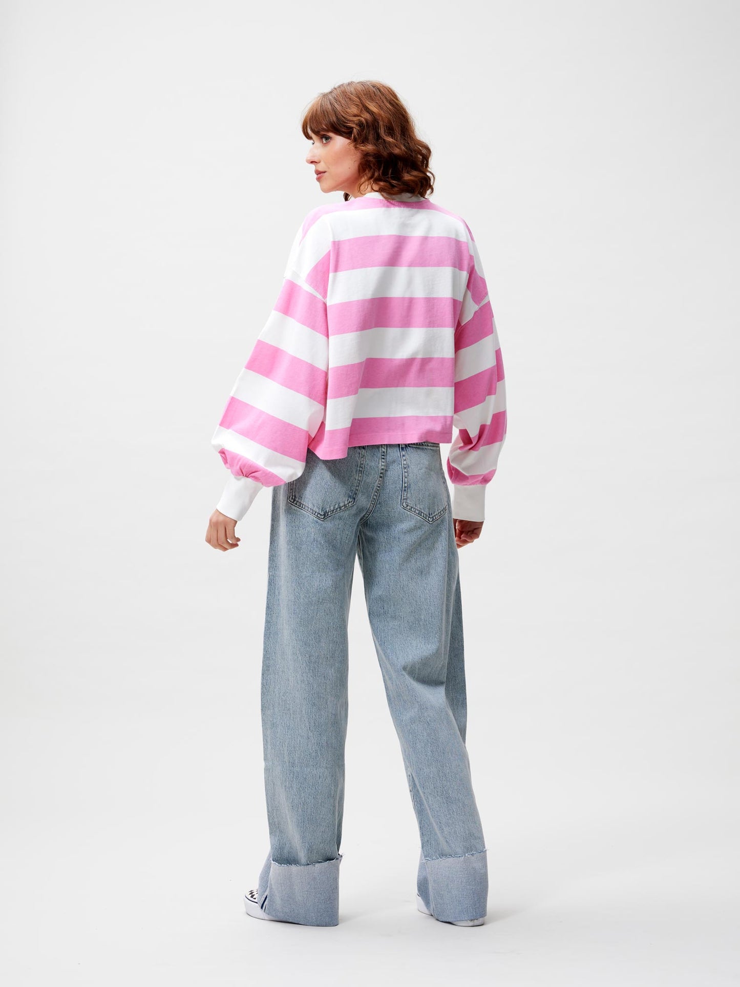 Oversized gestreepte longsleeve