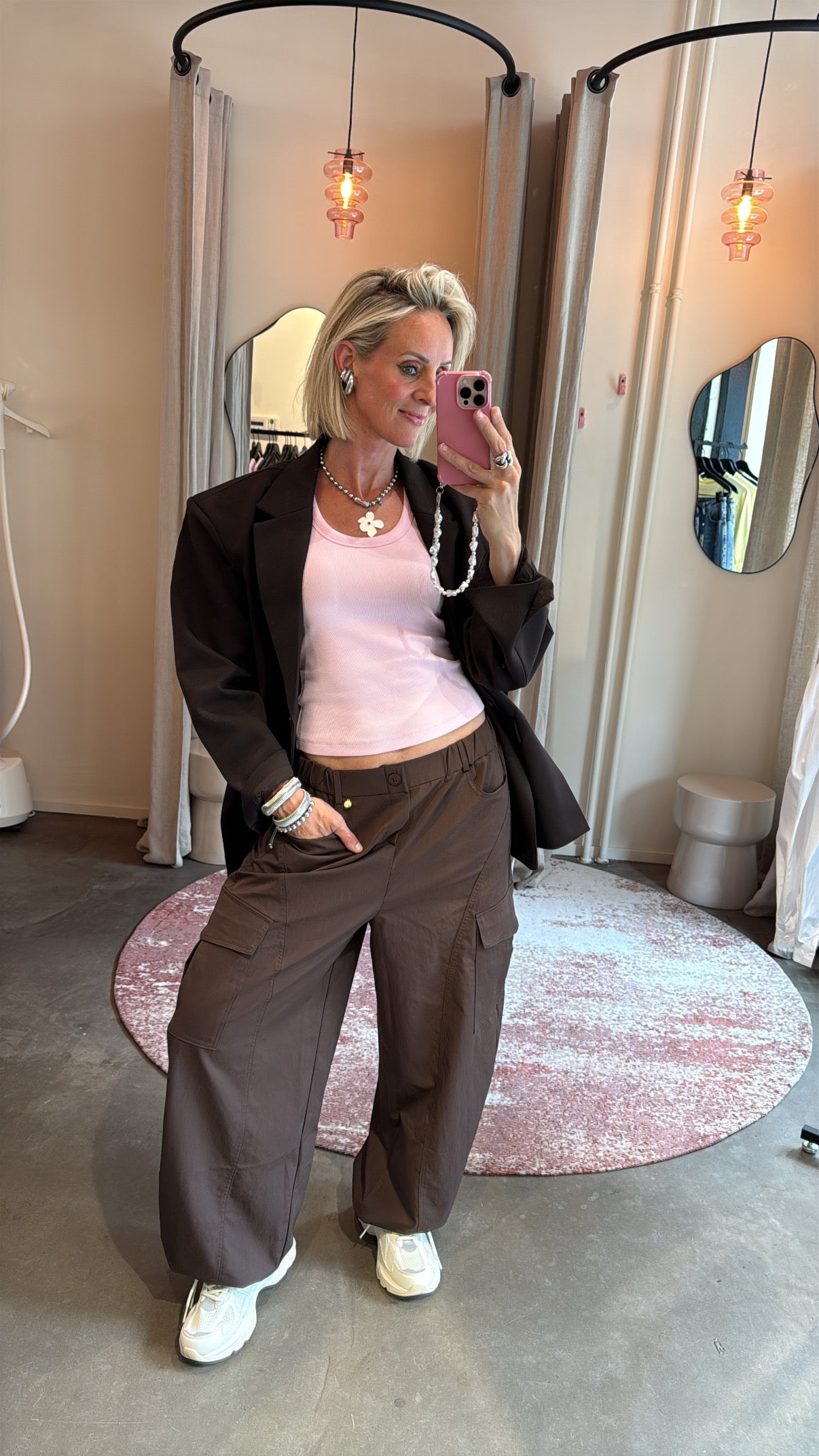 Cargo pants dark brown