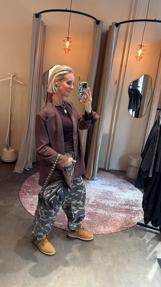 Oversized Blazer Plum