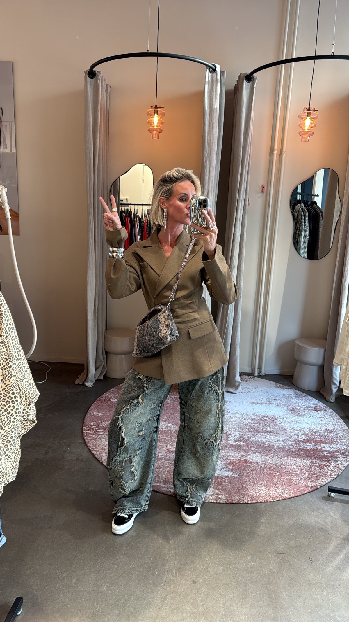 Blazer fitted taupe
