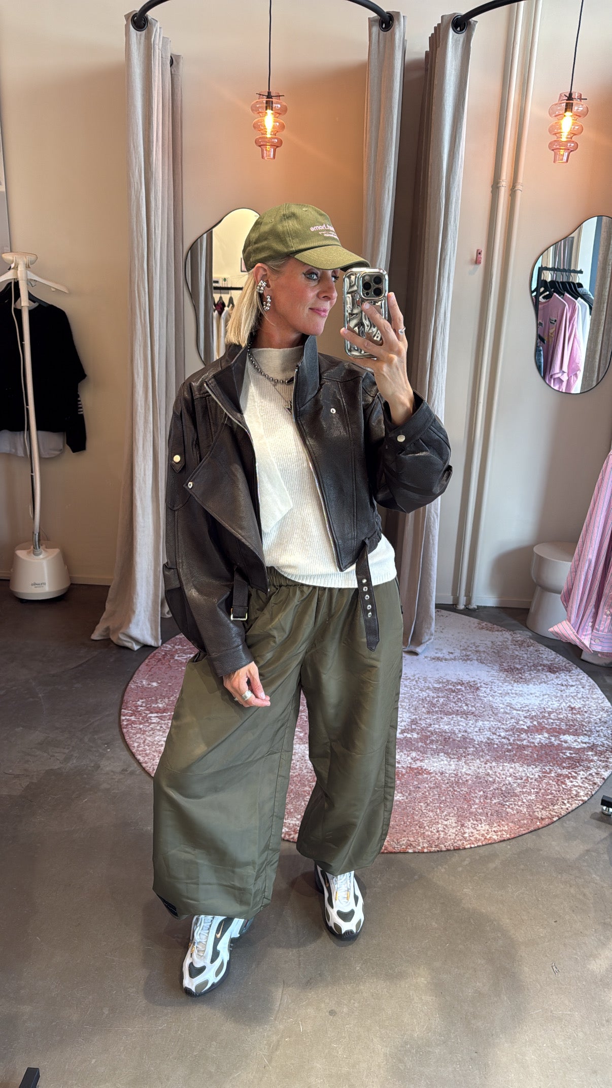 Biker jacket brown