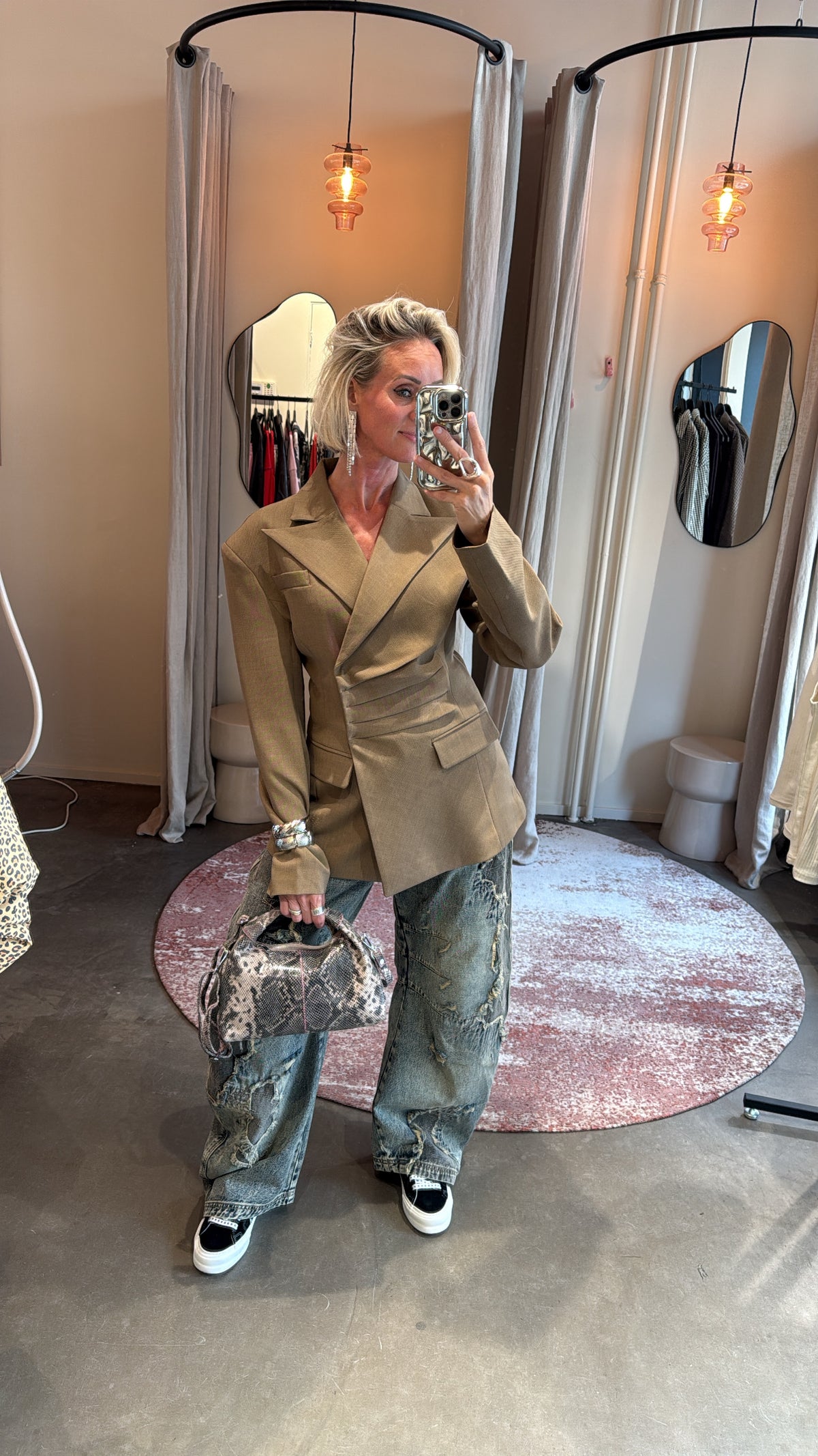 Blazer fitted taupe