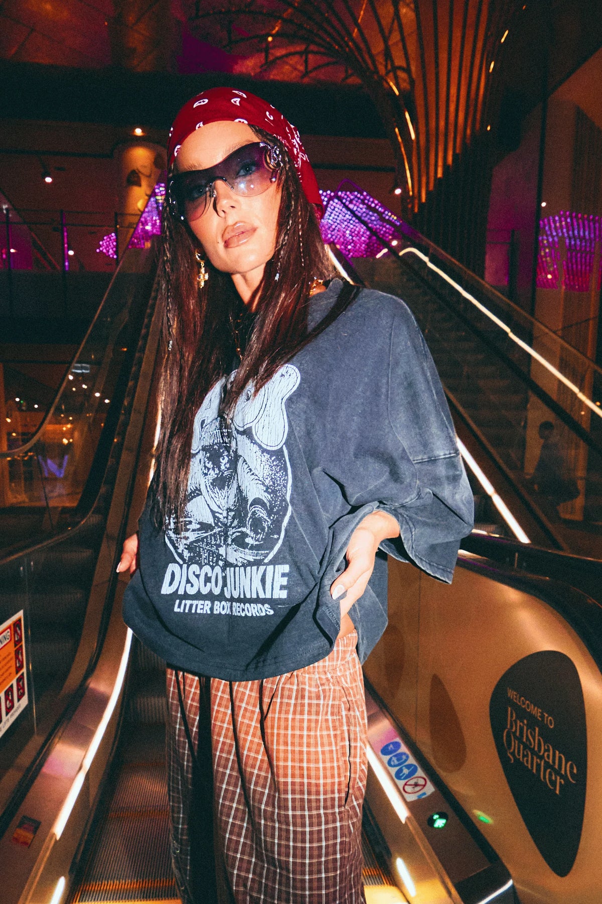 DJ Cat Tee Black