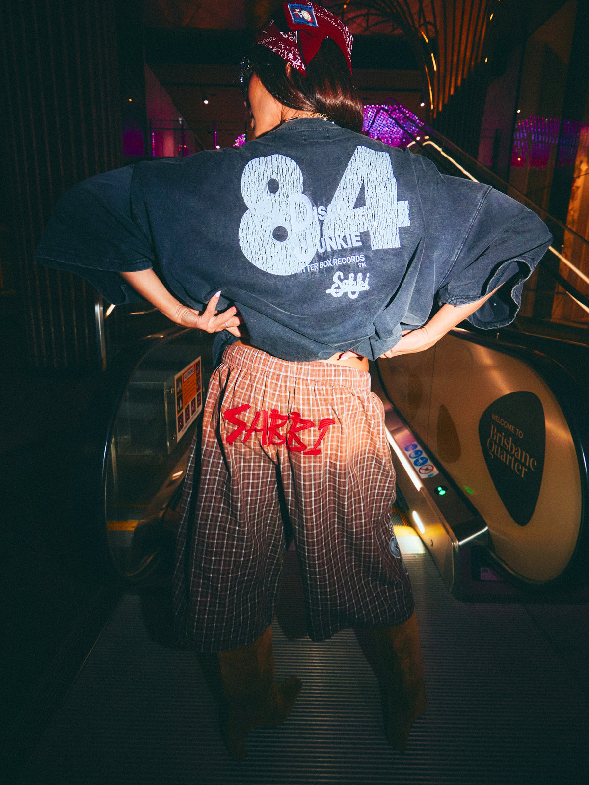 DJ Cat Tee Black