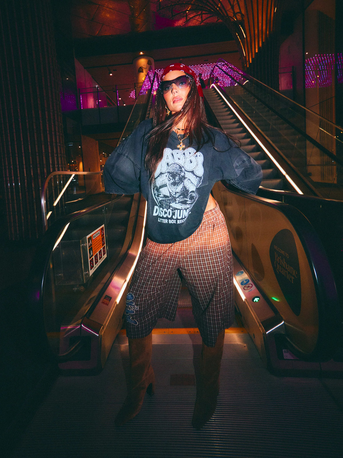 DJ Cat Tee Black