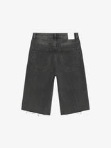 Loose fit jorts dark grey