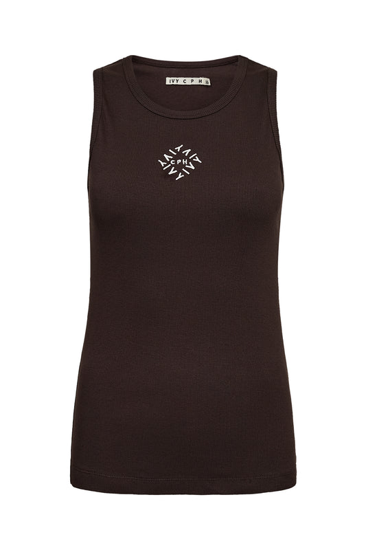Rita tanktop bruin