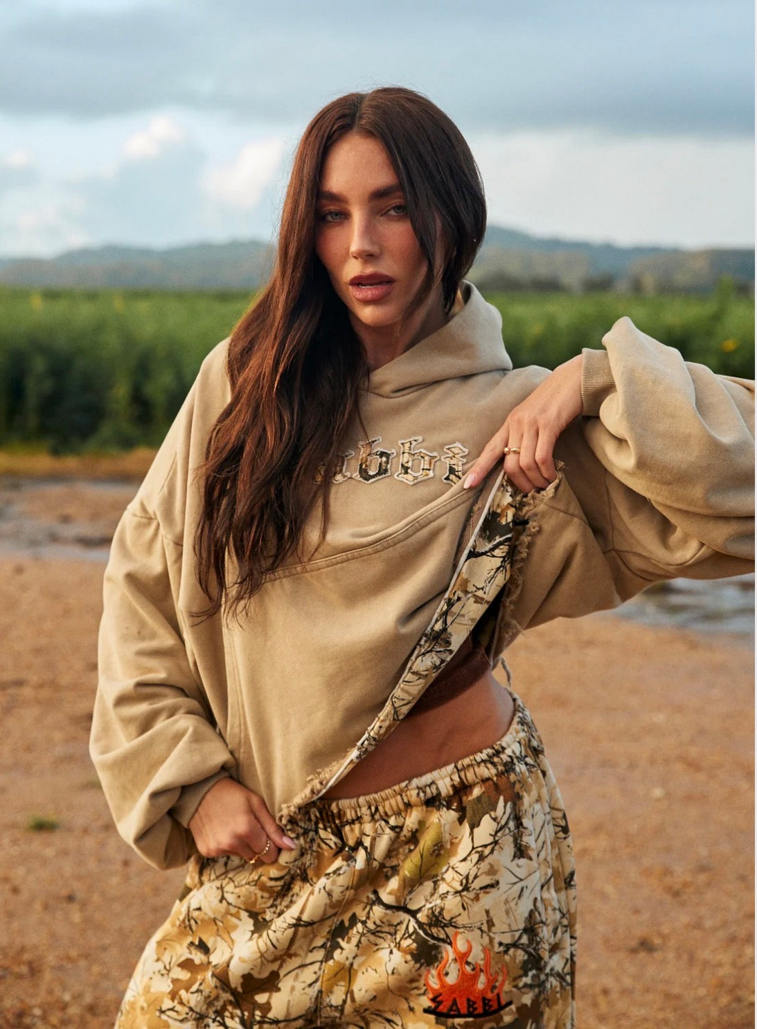 The Trees Company Crop Hoodie