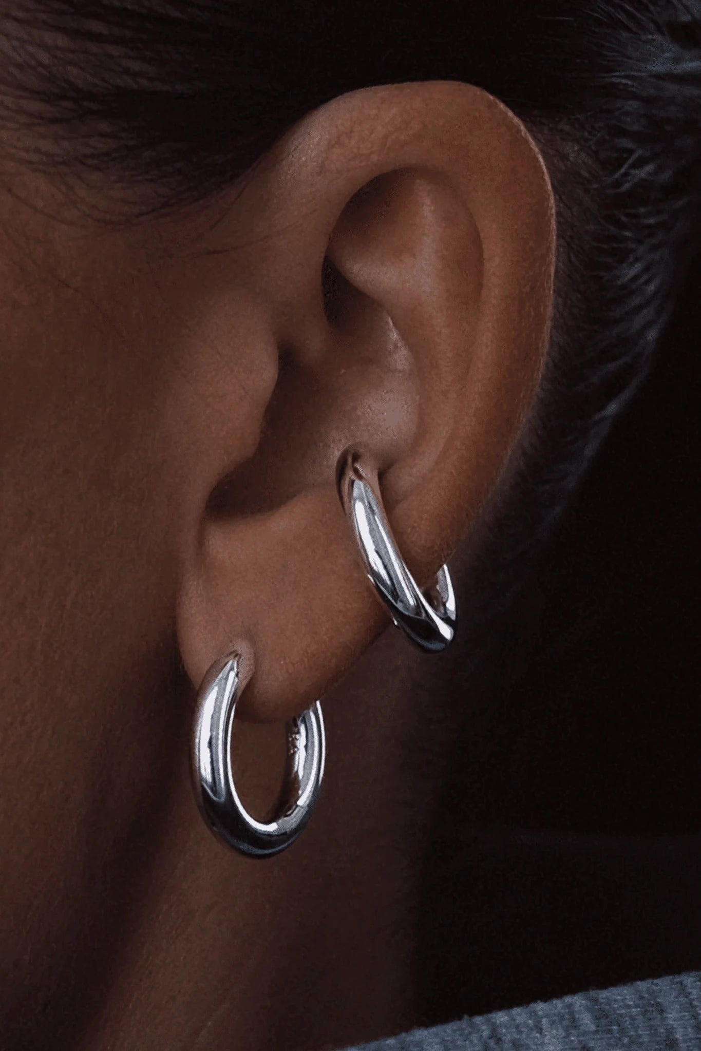 Chunky Kos Earring silver